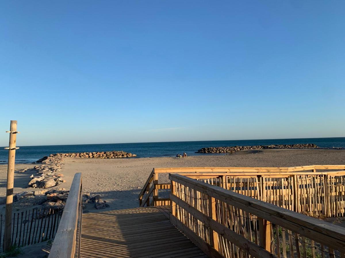 T2 Climatise - Rdc & Belle Terrasse A Frontignan Plage Exterior foto